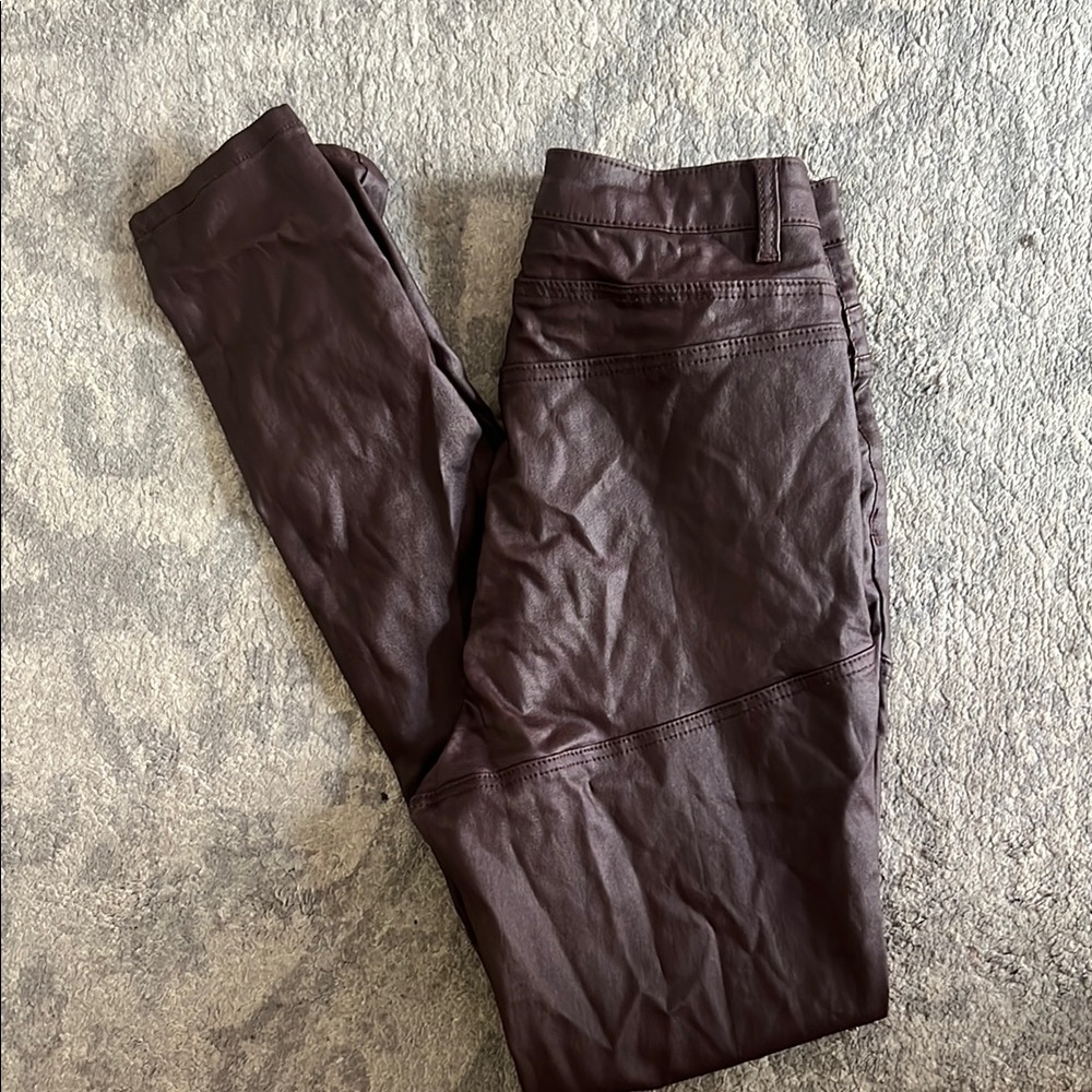 Brown Leather Pants